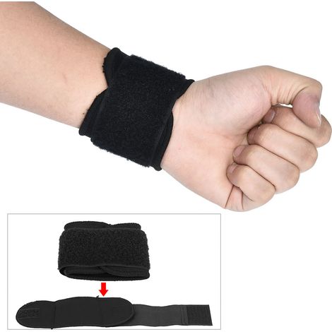 Bandage de poignet ajustable élastique pour musculation, basketball et badminton (1/5)