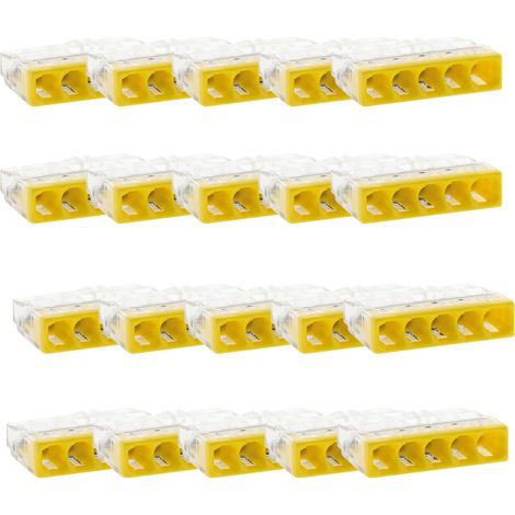 Sachet de 20 bornes 5 entrées série 2273 - Wago