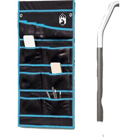 Bolsa de almacenamiento, tejido Oxford resistente, diseño ligero, color negro. (1/2)