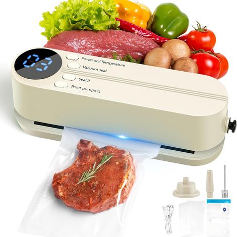 Machine de mise sous vide portable pour aliments secs et humides, mini machine de mise sous vide, machine d'emballage sous vide professionnelle (1/5)