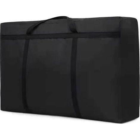 Sac de Rangement, Sac Demenagement Avec Poignées, Sac de Rangement de Vêtements, Sac Rangement Couette, Décorations de Festival et Transport Sac Organisateur(85x25x45cm) (1/5)