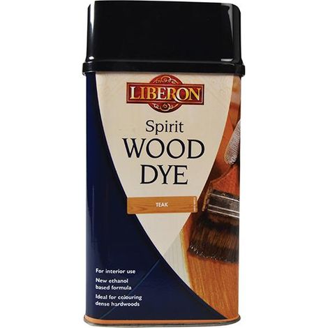 Liberon Spirit Traditional Hardwood Furniture Wood Dye - Teak - 1 Litre
