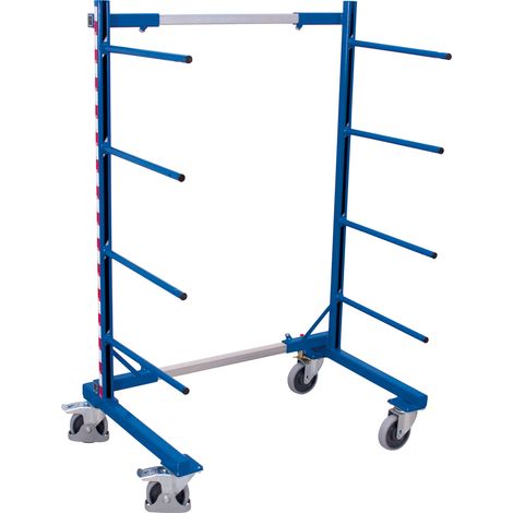 VARIOfit Tragarmwagen einseitig 540-1700mm breit Anthrazitgrau RAL 7016