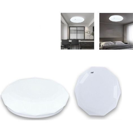 PLAFONIERA LED 36W LUCE FREDDA DIAMANTE EFFETTO CIELO STELLATO APPLIQUE BTL-802 (1/5)