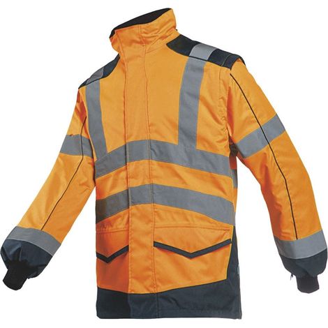 Blouson orange fluo/marine Alford- taille L - Sioen
