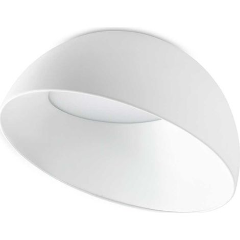 Ideal Lux COROLLA II Integrierte LED-Schalen-Deckenleuchte, halbbündig, Weiß, 2800 lm, 3000 K (1/2)