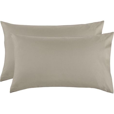 (Khaki) Pillowcase 51x76 cm - Set of 2 Pillowcases (1/3)