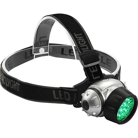 Lampe Frontale Verte, Lampe Frontale Verte à Faible consommation d'énergie pour la Chasse légère, 19LED lumière Verte Phare Croissance des Remplissage pour Camping Course randonnée (1/5)