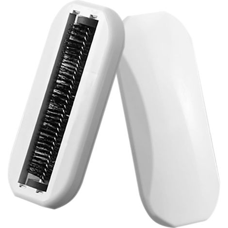 Brosse miettes ergonomique à main avec rouleau pour enlever efficacement les miettes les poils d animaux et les coquilles de noix (1/4)