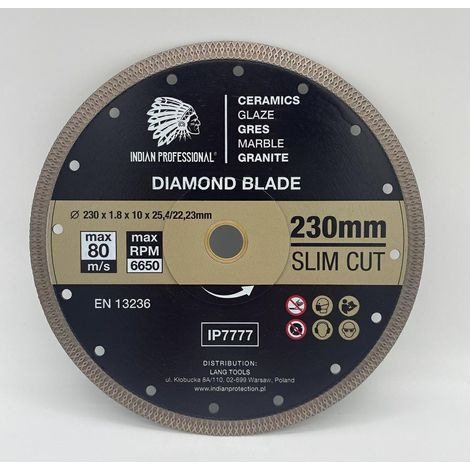230 mm Slim CUT indische Profi-Diamanttrennscheibe (1/2)