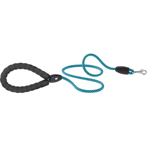 Ferplast SPORT EXTREME G Guinzaglio per cani in nylon con maniglia imbottita. Variante 8/120 - Misure: Ø 8 mm x L 120 cm - Azzurro