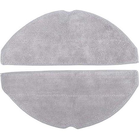 Lot de 6 pièces, couleur : gris, matière : microfibre, compatible avec l’aspirateur robot Xiaomi E1.