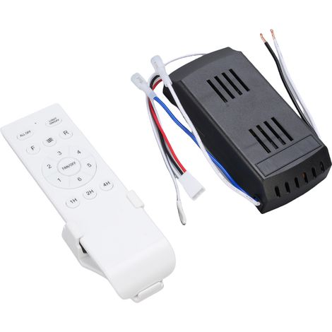 Kit de control remoto universal para ventiladores de techo, 6 velocidades CC, con receptor y temporizador para reemplazo. (1/5)