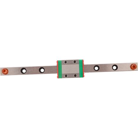 1 bloc coulissant miniature LML9B pour rail de guidage linéaire de 9 mm de largeur (150 mm)