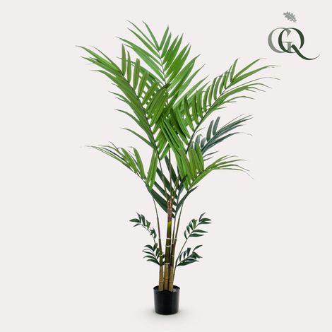 Palmier Kentia Artificiel Plante Verte Décorative Aspect Naturel pour Intérieur 180 cm - PANGIVO (1/5)