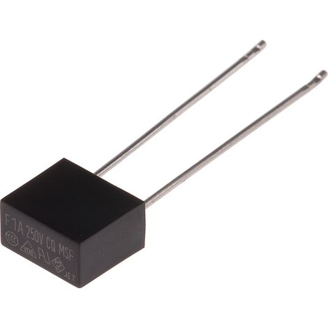 Fusible non réarmable filaire RS PRO, Sortie Radiale, 1A 250V (1/2)