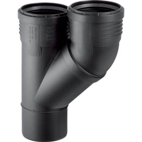 Geberit Silent-PP Parallelabzweig 45°, DN 90 / 90, 390.457.14.1