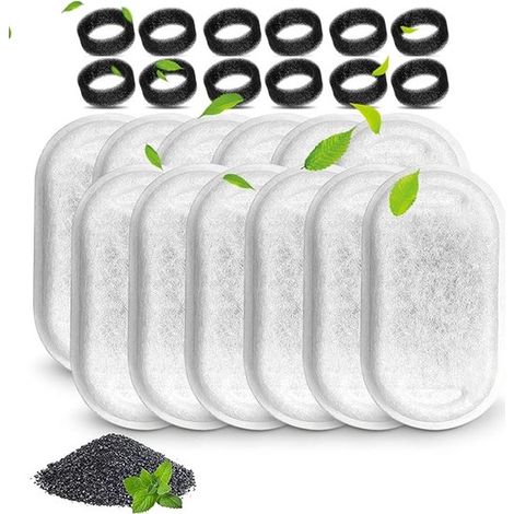 Adecuado para filtros de fuentes para gatos, compatible con fuentes para mascotas de acero inoxidable (1/5)