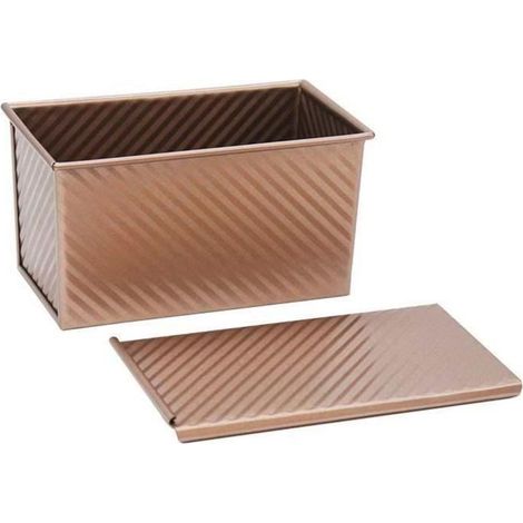 Baumalu Kastenform für Brioche und Brot aus Karbonstahl 21x12x11,2 cm (1/2)
