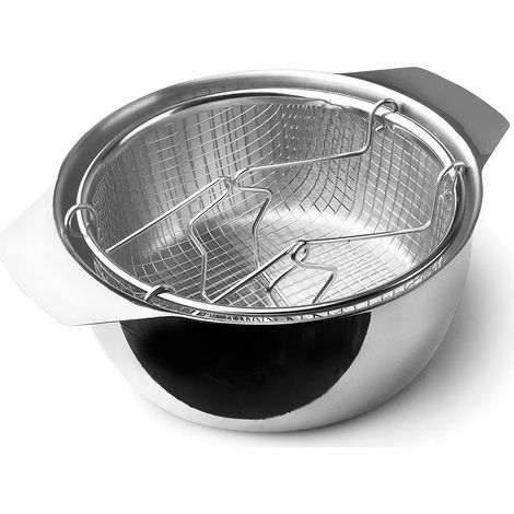 FREIDORA CON CESTILLO + TAPA INDUKTION - IBILI