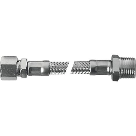 SCELTO DA DESIVERO Flessibile Flex inox att.bicono d.10 m 1/2"l.200 codice prod: DSV04741 (1/2)