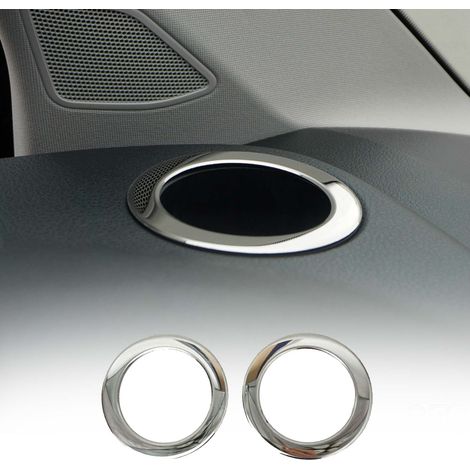 Cadre Porte-gobelet pour VW T6 T6.1 Transporter Tout 2015-2024 Acier INOX chromé (1/5)