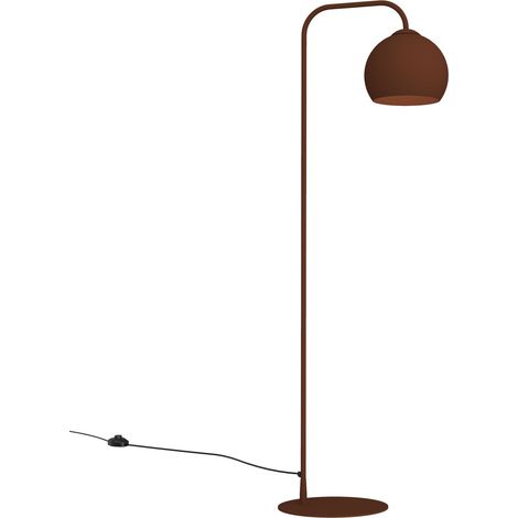 LUMICOM JOE Piantana, 1X E27, max 42W, metallo, marrone corten, D.25cm H.170cm (1/2)