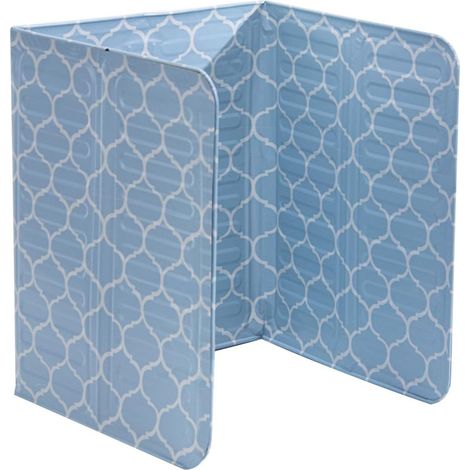 Pare-éclaboussures 3 côtés - 2 pièces - Pare-éclaboussures pour poêles - Pare-éclaboussures pliable pour poêles à frire - Pare-éclaboussures en aluminium - Pare-éclaboussures de graisse - Pare-éclabou (1/4)
