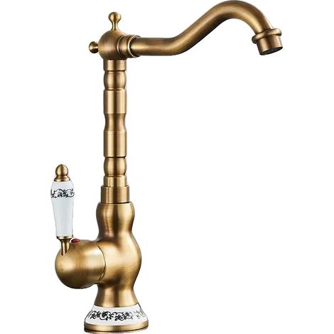 Grifo de lavabo, de encimera, estilo contemporáneo, largo (1/2)
