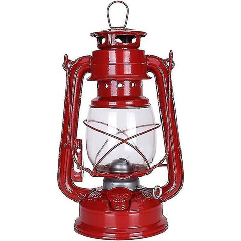 Klassische Retro-Öllampe, 25 cm, dimmbar, rot (1/5)