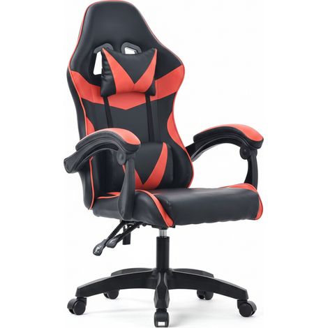 sedia ufficio  Ergonomica Regolabile sedia da scrivania girevole rosso