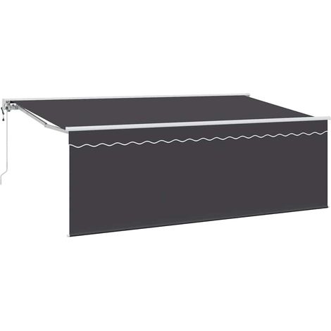 Maison Exclusive - Tenda Retrattile Antracite 350 x 200 cm Poliestere e Alluminio