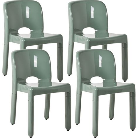 Gartenstuhl 4er Set BETIM Grün