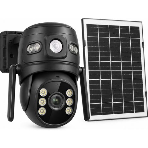 ETTROIT 4G AOV Solarkamera mit Doppelobjektiv und Zwei-Wege-Audio ET9001 (1/5)