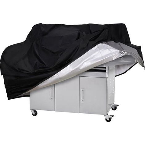 Garden furniture cover - 190x71x117cm waterproof Oxford 210D BBQ cover.