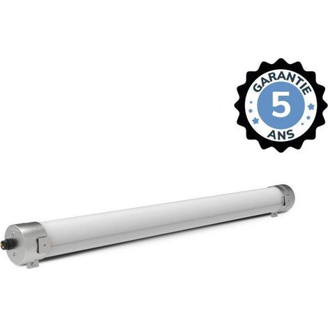 Tubulaire LED Intégrées Opale Traversant 35W 3000K - Garantie 5 ans Miidex Lighting® (1/5)