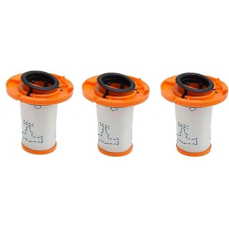 Lot de 3 filtres lavables de rechange ZR009014 pour aspirateur sans fil Rowenta X-Force Flex 12.60, 13.60, 14.80 et 16.60 (1/5)