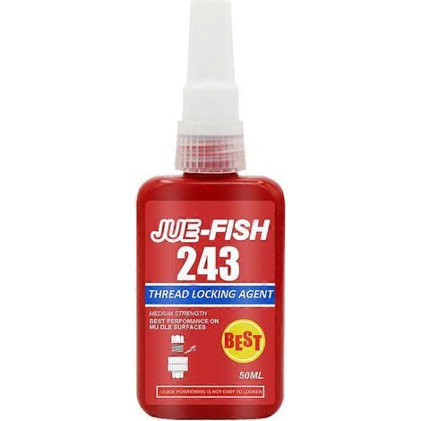 Colle à vis Loctite 243, colle anaérobie, 50 ml (1 à 3 pièces) (1/5)