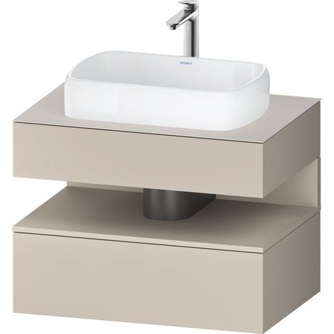 Duravit Collection One Konsolenwaschtischunterbau, 1 Auszug, 1 (1/2)