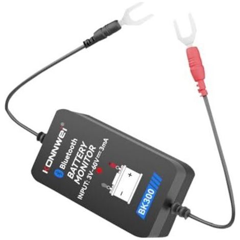 BK300 Moniteur de Batterie Auto 12V/24V, Bluetooth 5.0 Testeur Numérique, Diagnostic Démarrage & Charge, Surveillance Tension en Temps Réel, App iOS Android, Voiture Moto Bateau - (1/4)
