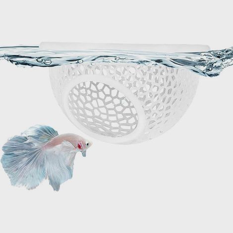 Schwimmendes Versteck für Kampffische und Garnelen – Hängematte, Futterstelle und sicherer Unterschlupf für ein stressfreies Aquarium (1/5)