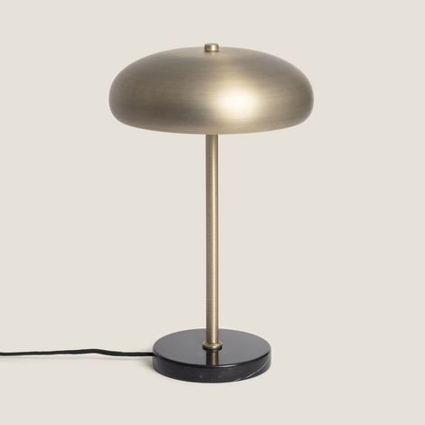 Lámpara de Mesa Metal Aleisk Latón