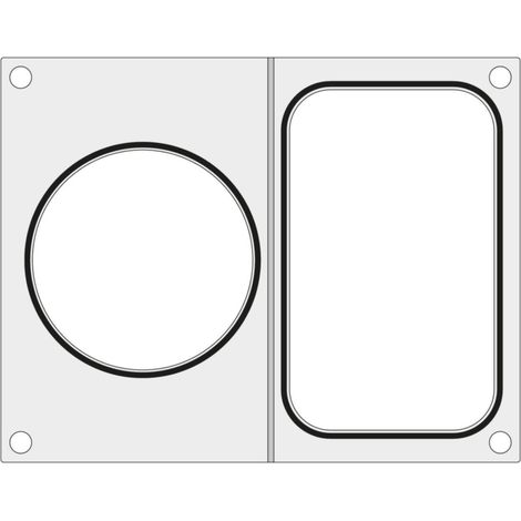 Matrice de scellage Hendi pour barquette 178x113 mm sans division + barquette 115 mm - Hendi 805657