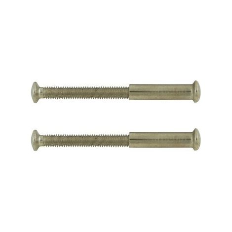 Satz mit 2 Schrauben aus vernickeltem Stahl, L.4,5 x B.0,7 CHRISLIGNE