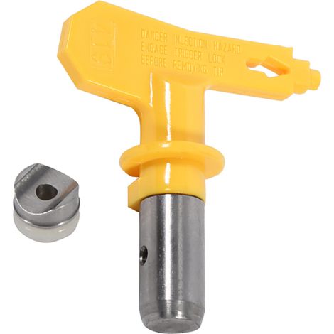 Buse de pistolet à peinture sans air réversible en acier au tungstène, accessoire 419 pour jardin et maison (1/5)