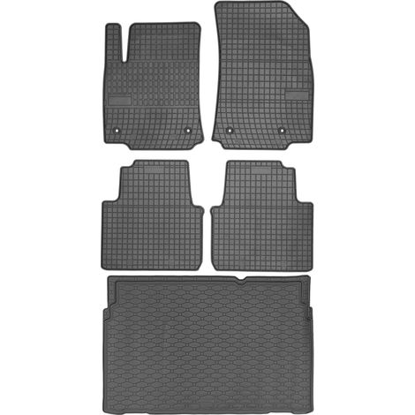 Set di tappetini in gomma per auto e tappetino per bagagliaio per Citroen C3 Aircross Crossover da novembre 2017 (1/5)