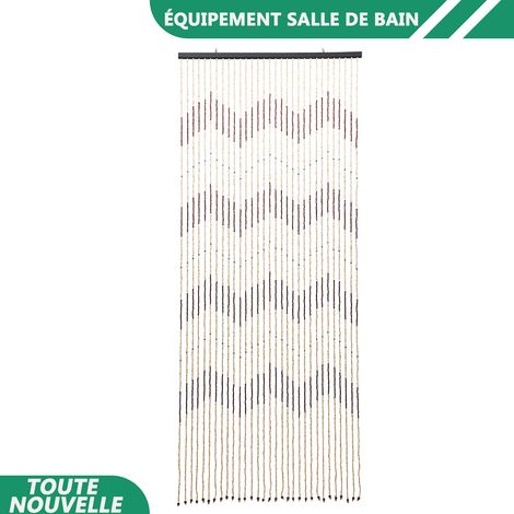 WAOBDLA 37.22ft rideau de porte 31-brins rideau suspendu en bambou Pour les chambres, les cuisines, les restaurants (1/5)