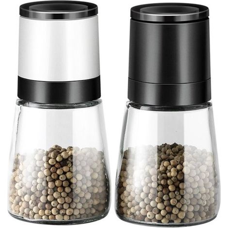 Molinillo de pimienta manual, herramienta portátil para especias, molinillo de sal y pimienta. (1/5)
