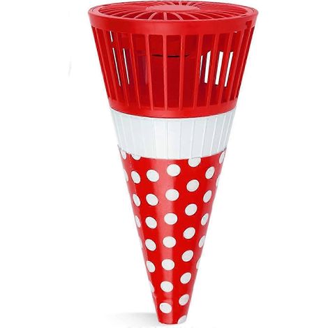 Ventilateur portable 2020, mini ventilateur de poche USB à suspendre autour du cou en forme de glace pour les activités extérieures et intérieures en été (rouge) (1/5)