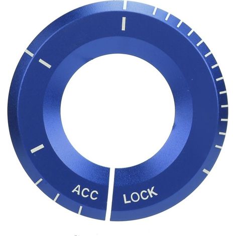 Ring decorative of switch of ignition, accessory automatic of replacement for MercedesBenz class Has (blue) (1/5)